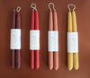 Dipped Beeswax Tapered Candles