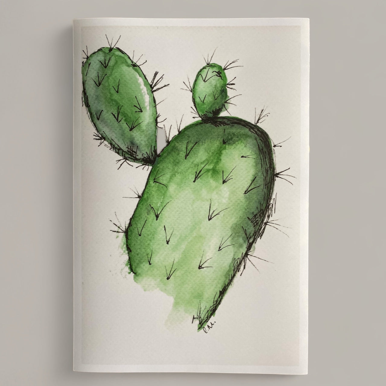 Watercolor Paper Custom Sketchbook Cactus , Sketch Art Book, Drawing Book  Cover, Drawing Art Book, Drawing Cover Art, Cute Sketchbook 