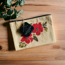  Floral Canvas Pouch