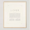 The Lover Zodiac Print