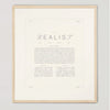 The Realist Zodiac Print