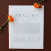 The Realist Zodiac Print